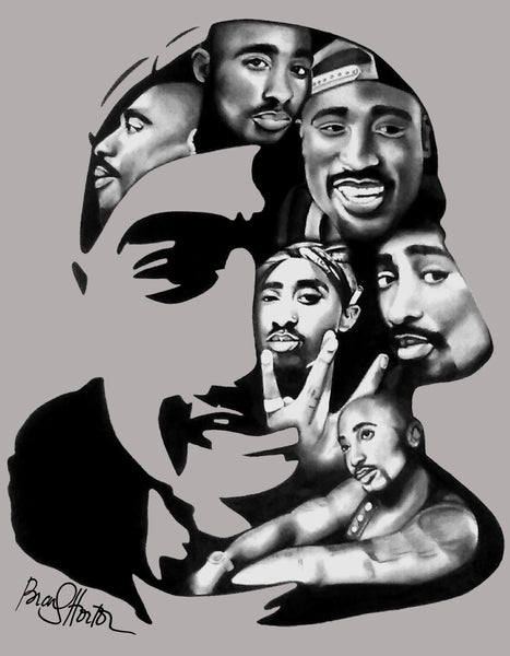 Tupac (2Pac) Legends Print