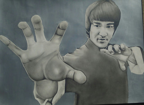 Bruce Lee (Hand) Print
