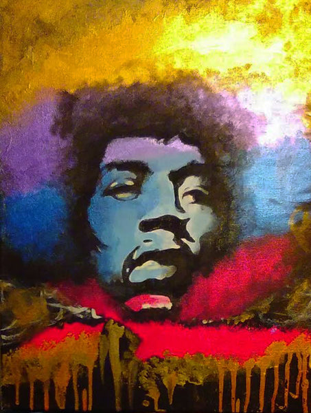 Jimi Hendrix 2 Original Artwork