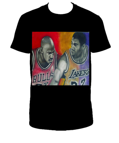 MAGIC JOHNSON / MICHAEL JORDAN Men's T-Shirt