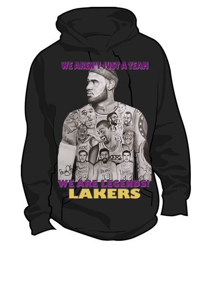 Lebron Lakers Hoodies (with wording)