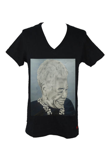 Maya Angelou Women's V Neck T-Shirt