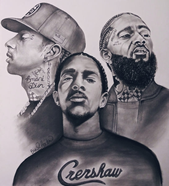 Nipsey Hussle (Trio) Print