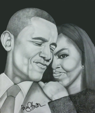Obama / Michelle Print / Canvas