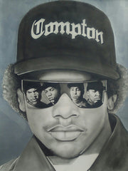 Eazy-e NWA Rap Hip Hop Limited Edition Hand Signed/numbered Art Sketch  Giclee Prints -  Finland