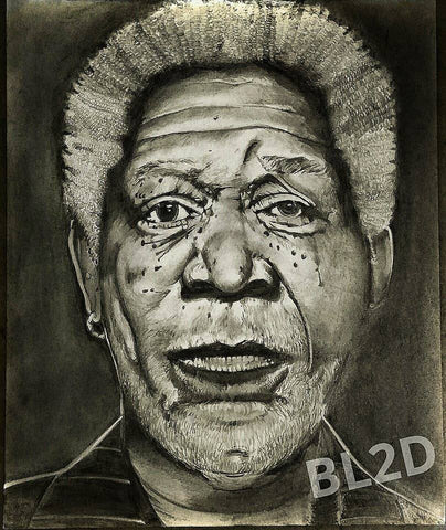 Morgan Freeman Original Artwork